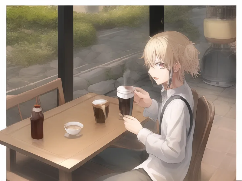 人間は監視カメラの代わりにコーヒーを飲む