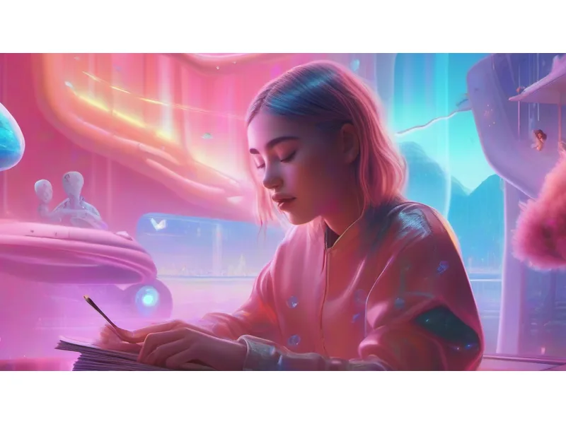 「まるで夢の中」と詩を読み上げるAIたち